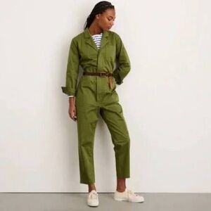 Alex Mill Standard Jumpsuit. Green. S